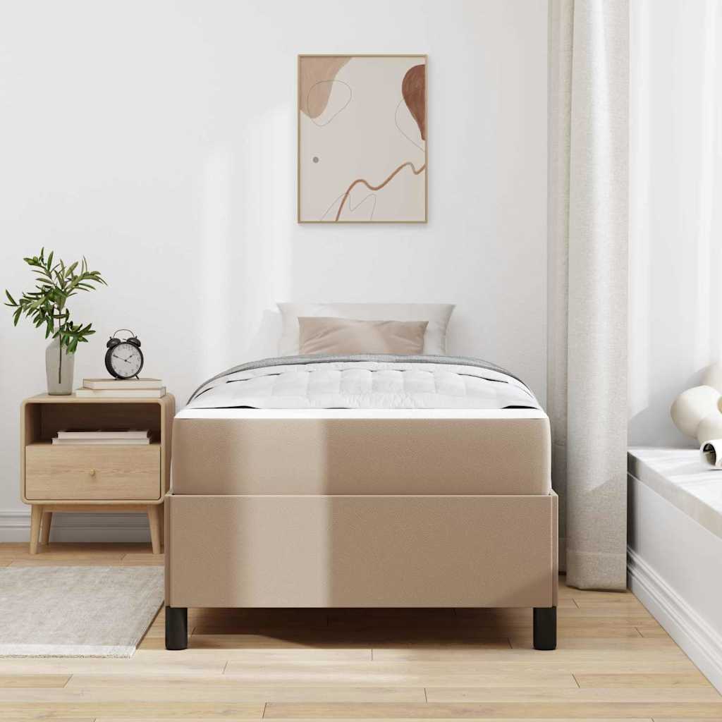 Struttura letto con materasso Cappuccino 90 x 190 cm