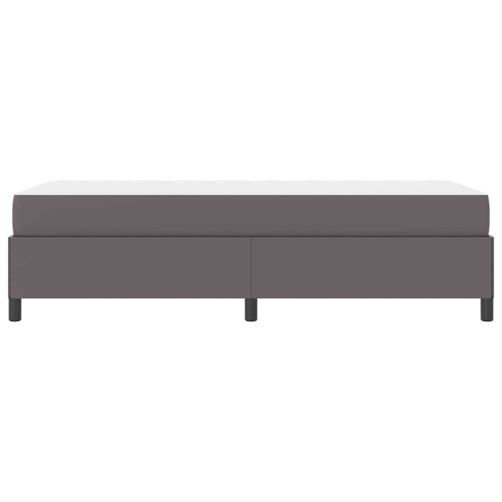 Struttura del letto con materasso Grigio 90 x 200 cm Tessuto | homemem39