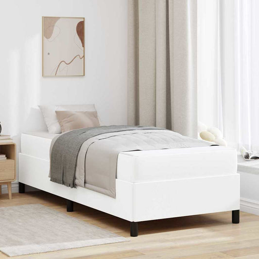 Struttura letto con materasso con materasso Bianco 100 x 200 cm