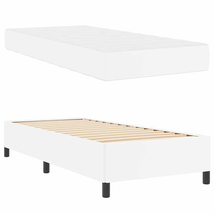 Struttura letto con materasso con materasso Bianco 100 x 200 cm