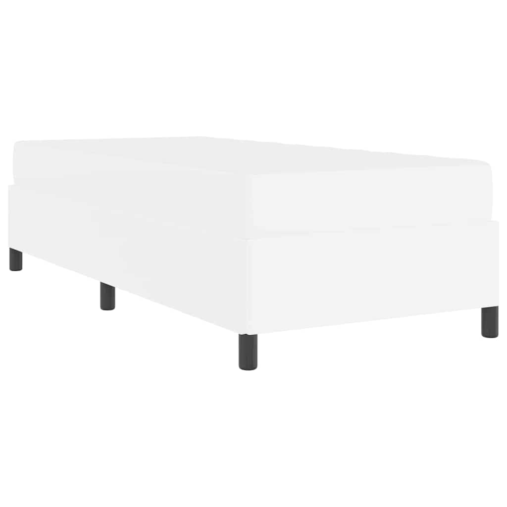 Struttura letto con materasso con materasso Bianco 100 x 200 cm - homemem39