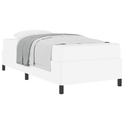 Struttura letto con materasso con materasso Bianco 100 x 200 cm - homemem39