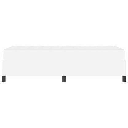Struttura letto con materasso con materasso Bianco 100 x 200 cm - homemem39