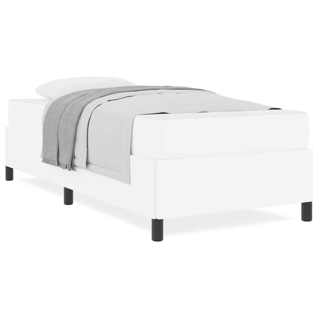Struttura letto con materasso con materasso Bianco 100 x 200 cm