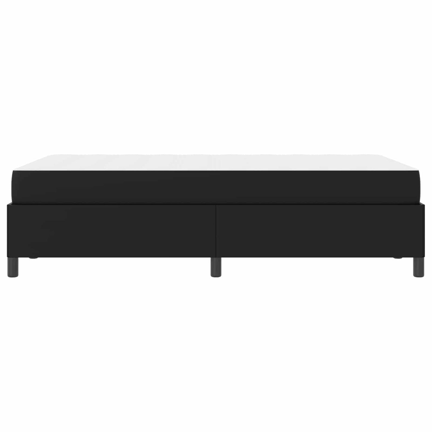 Struttura del letto con materasso Nero 120 x 190 cm Tessuto | homemem39