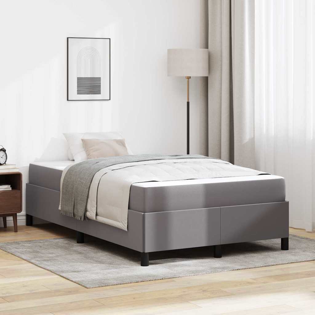 Struttura letto con materasso con materasso Grigio 120 x 200 cm - homemem39