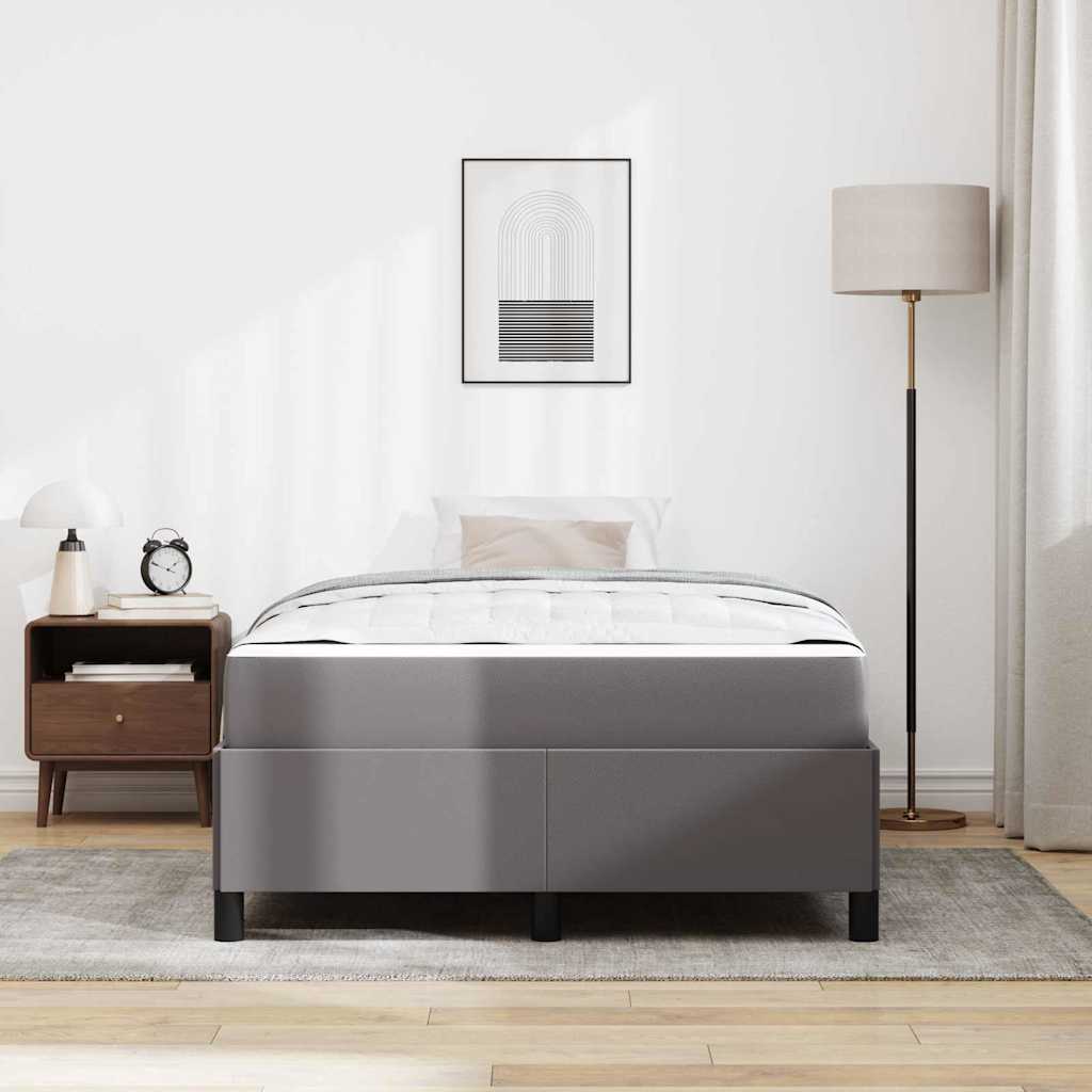 Struttura letto con materasso con materasso Grigio 120 x 200 cm - homemem39