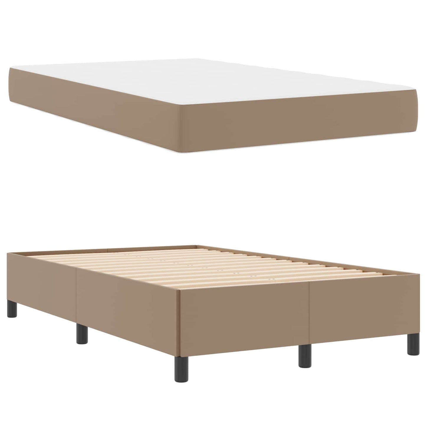 Struttura del letto Cappuccino 120 x 200 cm Tessuto | homemem39