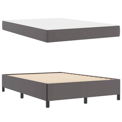 Struttura letto con materasso con materasso Grigio 140 x 190 cm