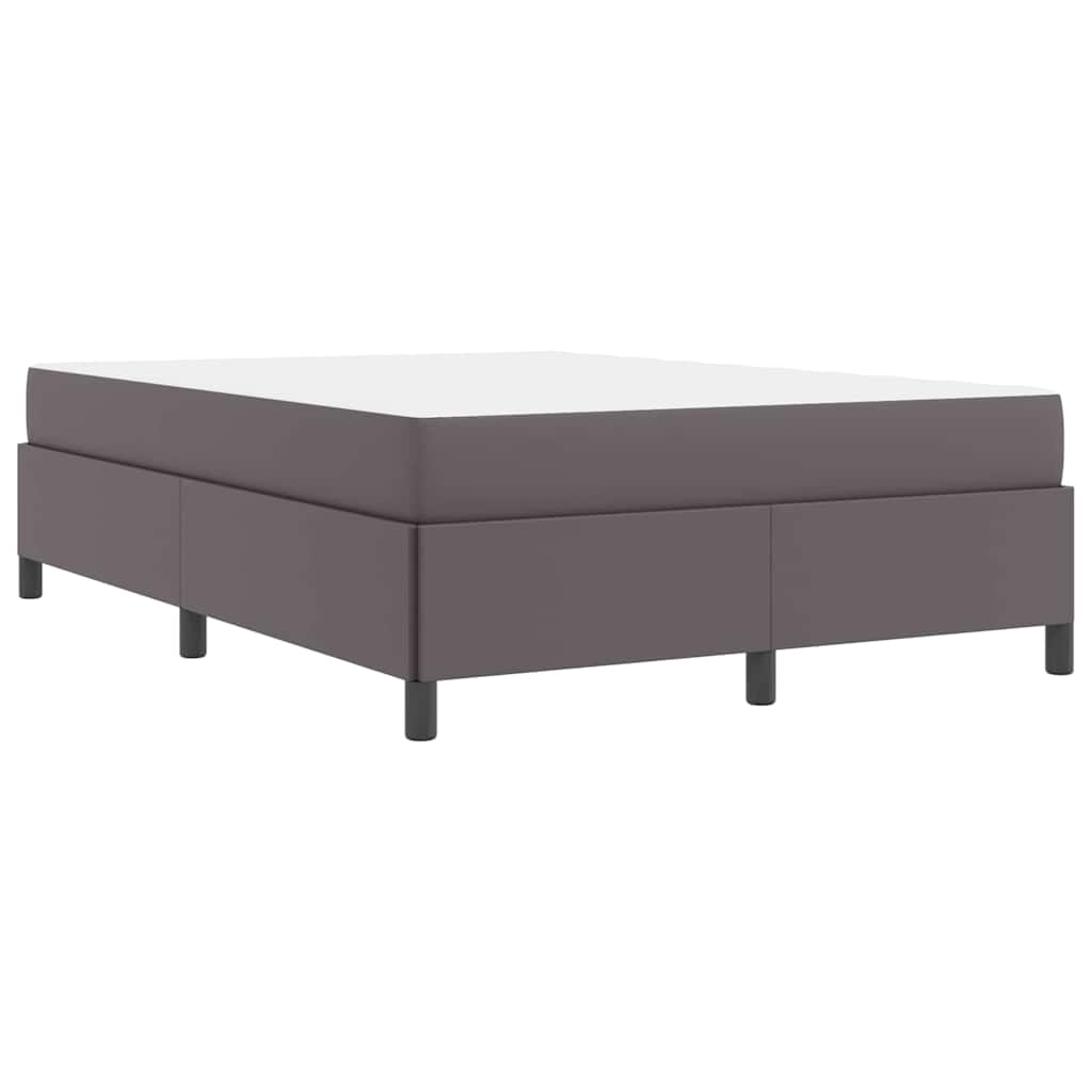 Struttura letto con materasso con materasso Grigio 140 x 190 cm