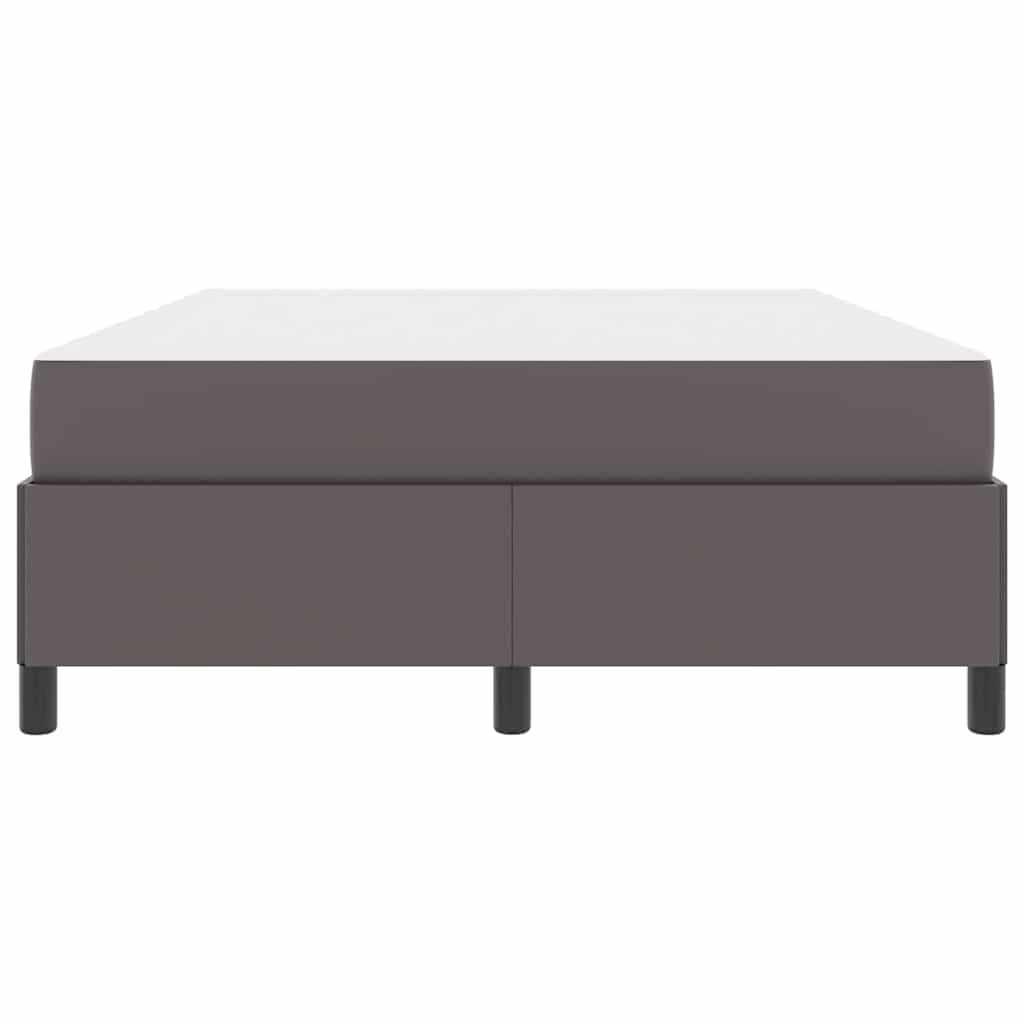 Struttura letto con materasso con materasso Grigio 140 x 190 cm