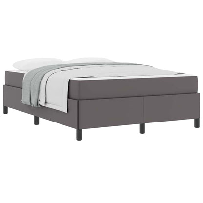 Struttura letto con materasso con materasso Grigio 140 x 190 cm - homemem39