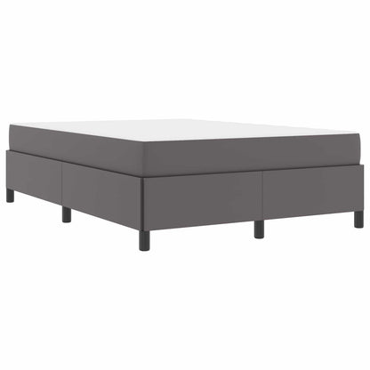 Struttura del letto con materasso Grigio 160 x 200 cm Tessuto | homemem39