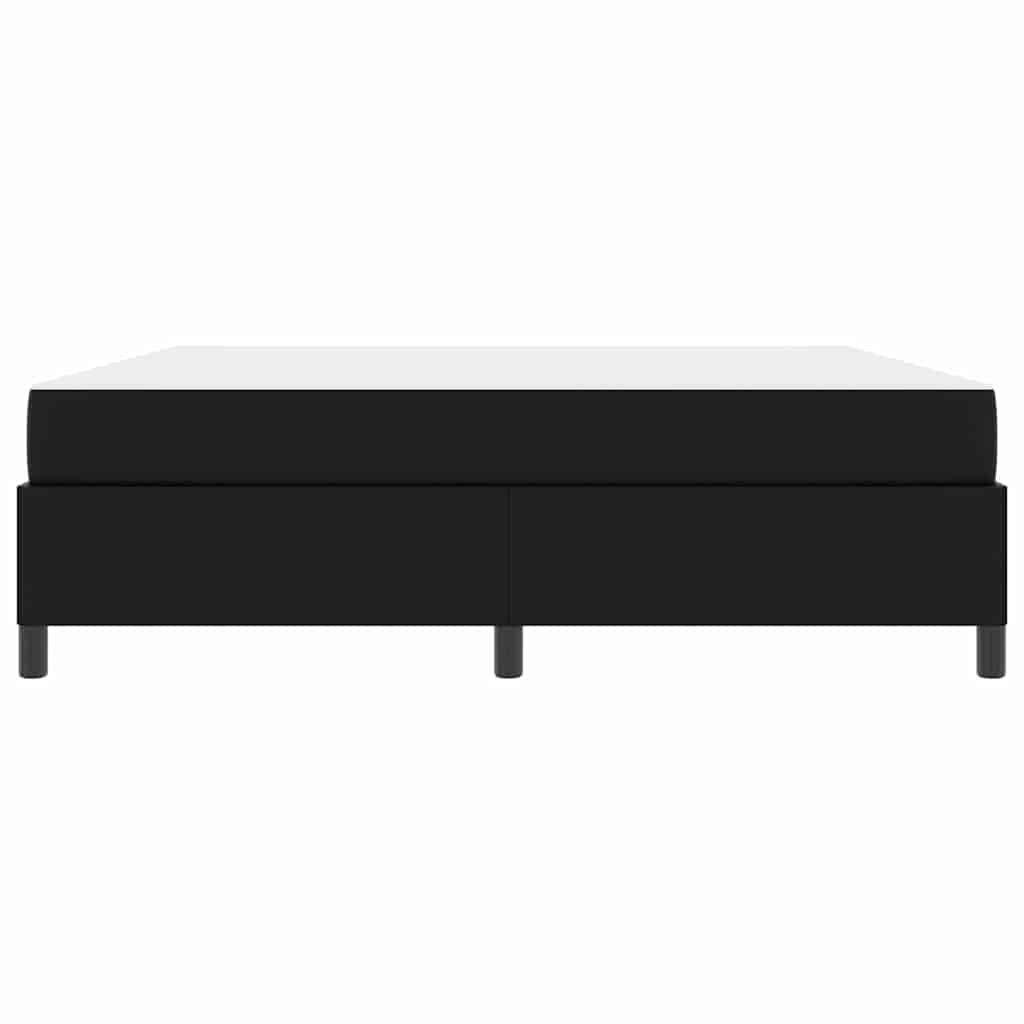 Struttura letto con materasso Nero 180 x 200 cm Pelle sintetica - homemem39