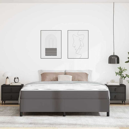 Struttura letto con materasso con materasso Grigio 180 x 200 cm