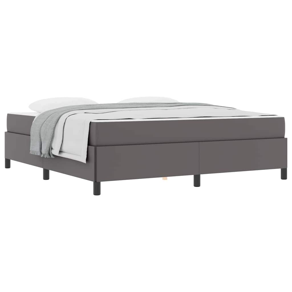 Struttura letto con materasso con materasso Grigio 180 x 200 cm - homemem39