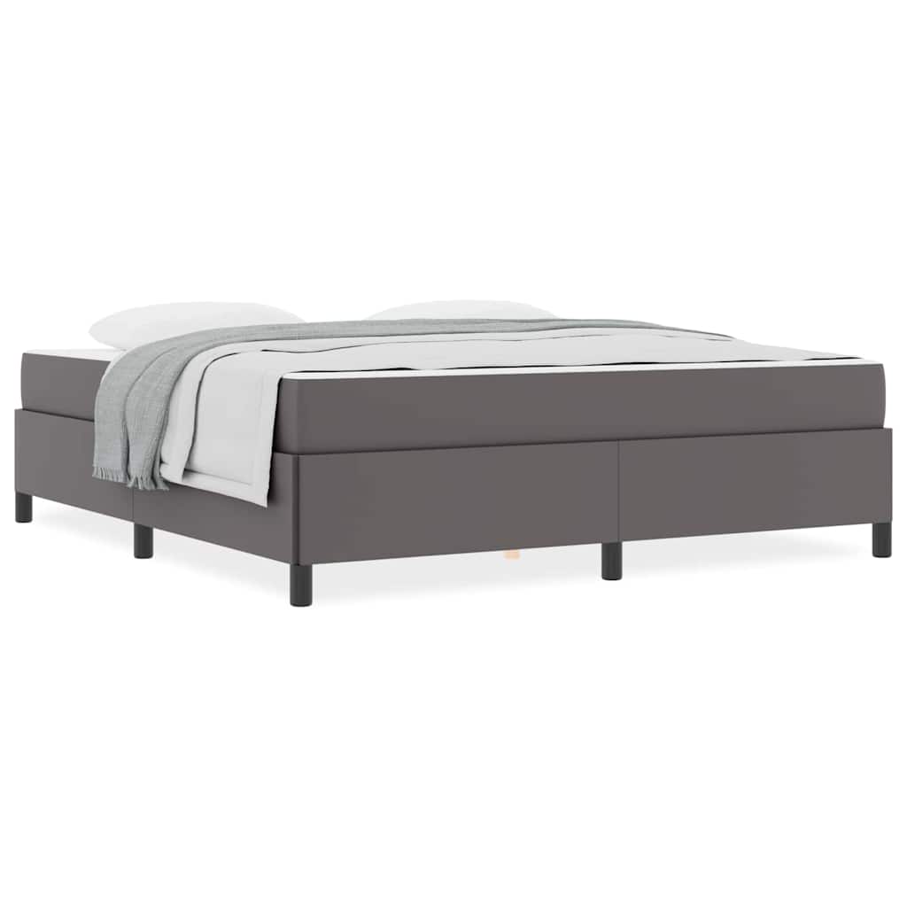 Struttura letto con materasso con materasso Grigio 180 x 200 cm
