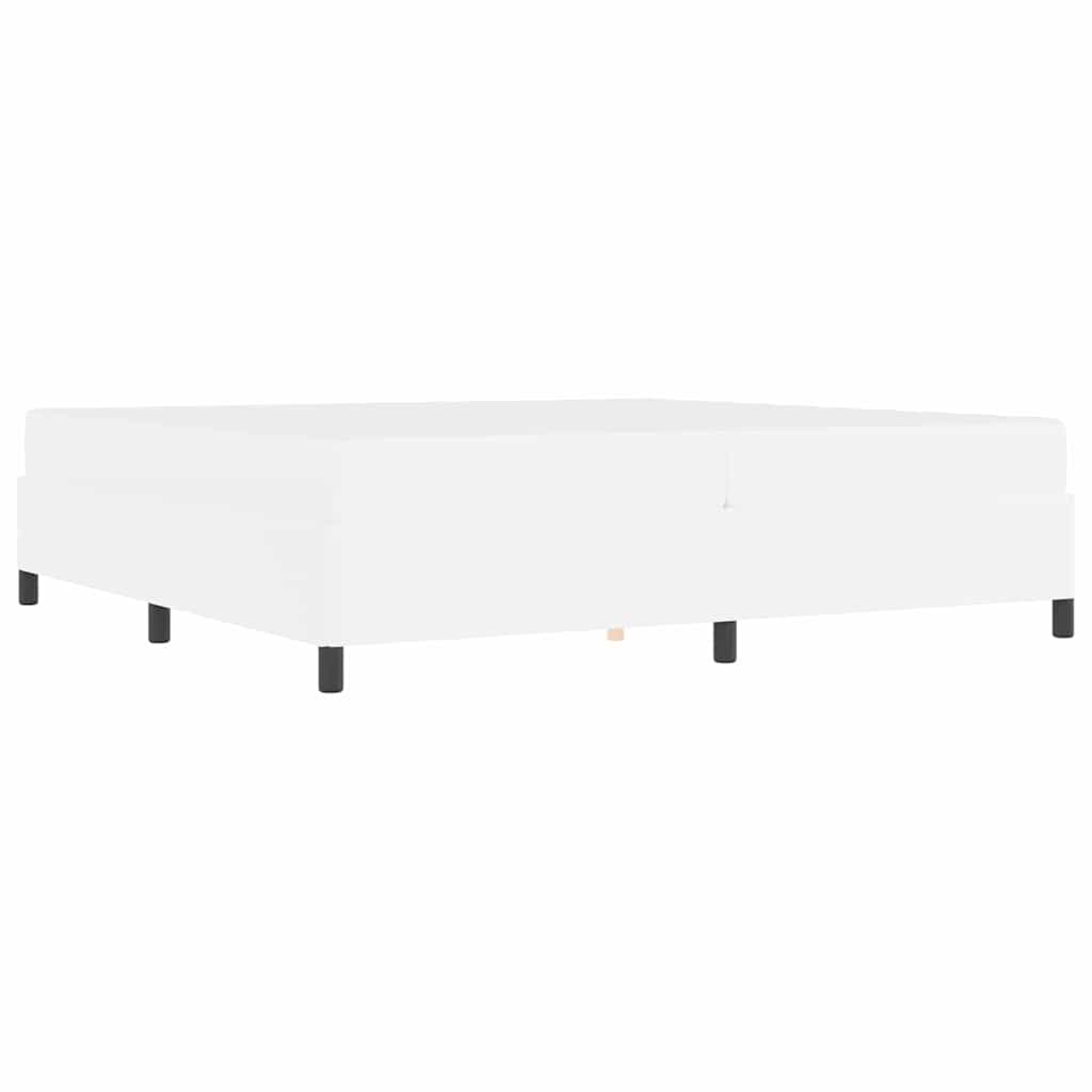 Struttura letto con materasso con materasso Bianco 200 x 200 cm - homemem39