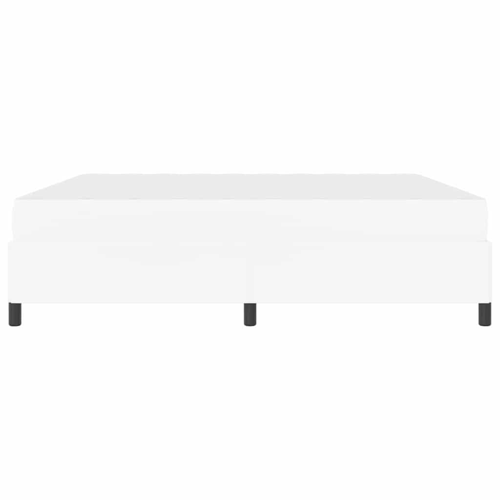 Struttura letto con materasso con materasso Bianco 200 x 200 cm - homemem39