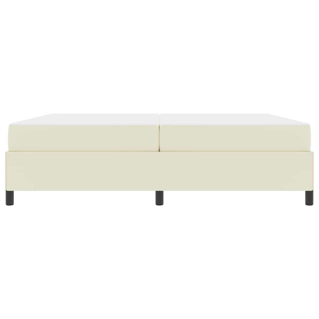 Struttura letto con materasso con materasso Crema 200 x 200 cm - homemem39