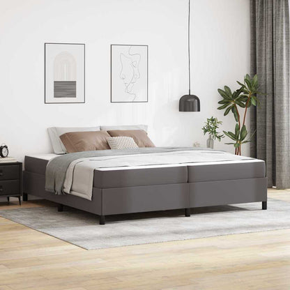 Struttura letto con materasso con materasso Grigio 200 x 200 cm