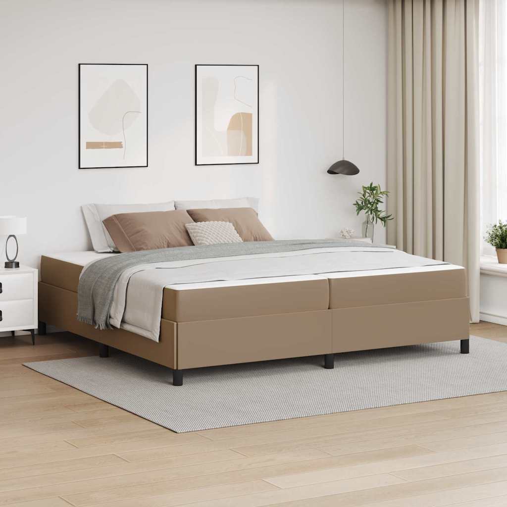 Struttura letto con materasso Cappuccino 200 x 200 cm - homemem39