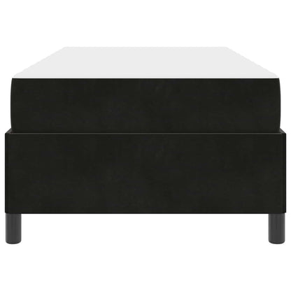 Struttura del letto con materasso Nero 80 x 200 cm Tessuto | homemem39