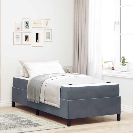 Struttura del letto Grigio scuro, Verde scuro e Bianco