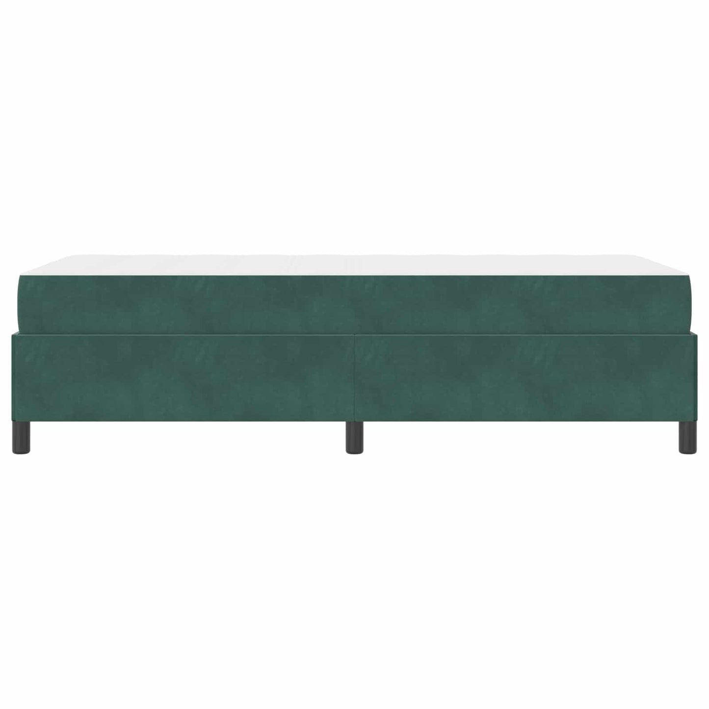 Struttura del letto Verde Scuro 90 x 190 cm Tessuto | homemem39