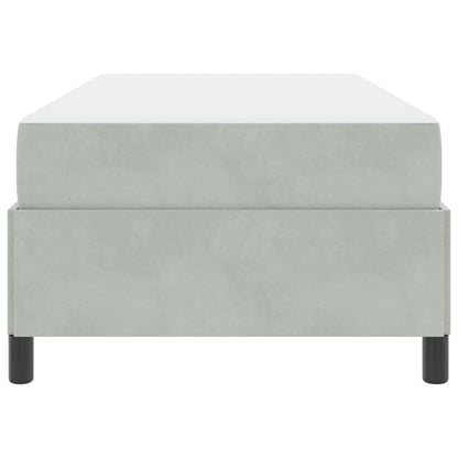 Struttura del letto Grigio chiaro, Grigio e Bianco 90 x 200 cm - homemem39