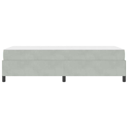 Struttura del letto Grigio chiaro, Grigio e Bianco 90 x 200 cm - homemem39