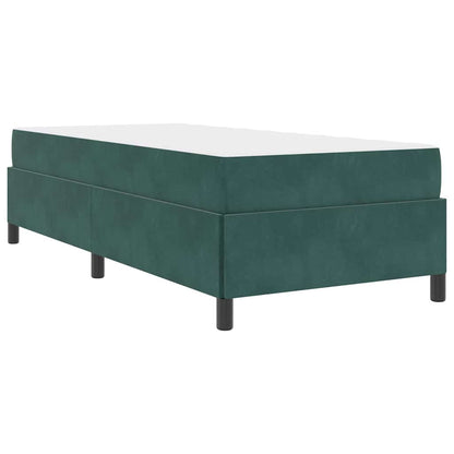 Struttura del letto Verde scuro, Verde e Bianco 100 x 200 cm