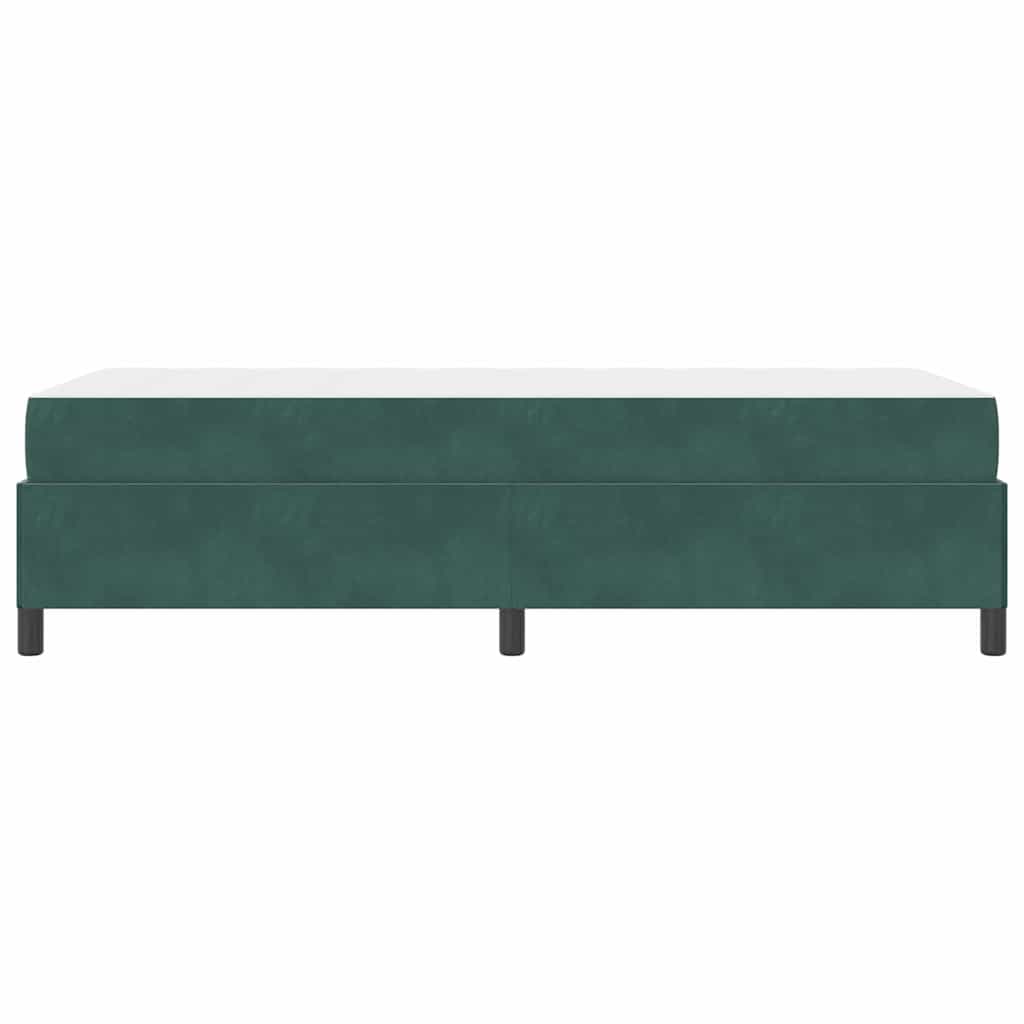 Struttura del letto Verde scuro, Verde e Bianco 100 x 200 cm