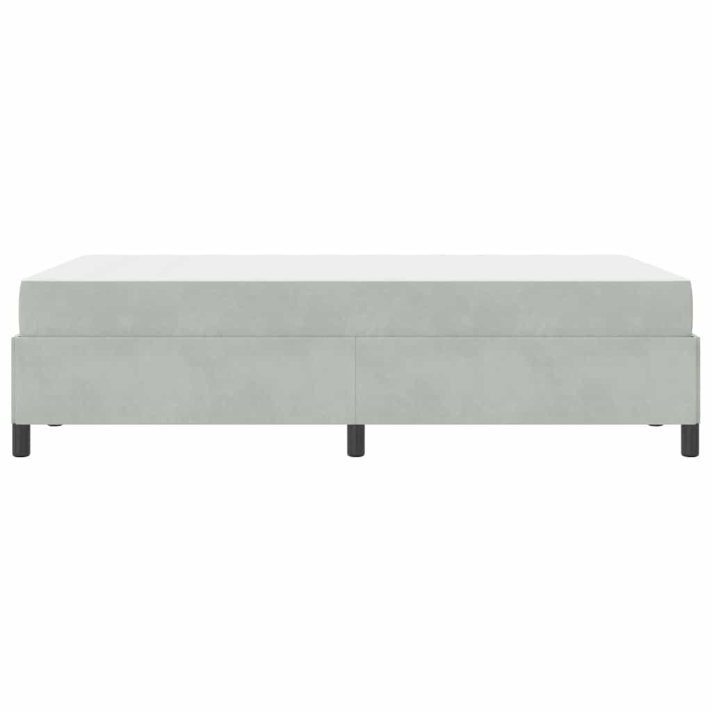 Struttura del letto Grigio chiaro 120 x 190 cm Tessuto | homemem39
