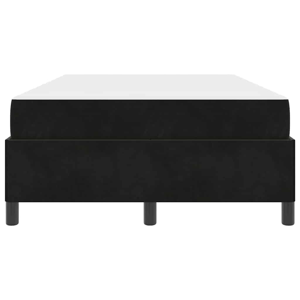 Struttura del letto con materasso Nero 120 x 190 cm Tessuto | homemem39