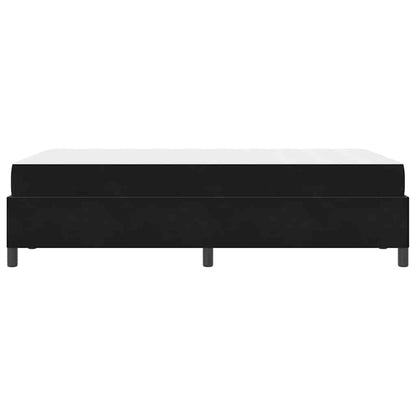 Struttura del letto con materasso Nero 120 x 190 cm Tessuto | homemem39