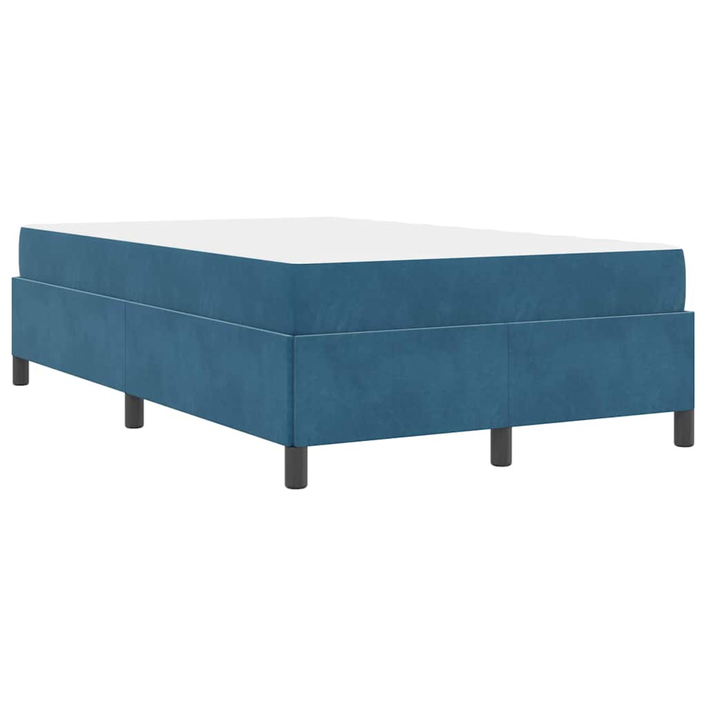 Struttura del letto Blu Scuro 120 x 190 cm Tessuto | homemem39