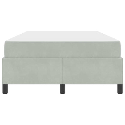 Struttura del letto Bianco, Grigio chiaro e Bianco 120 x 200 cm