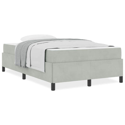 Struttura del letto Bianco, Grigio chiaro e Bianco 120 x 200 cm