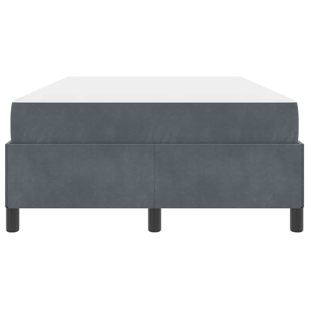 Struttura del letto Grigio scuro, Grigio e Bianco 120 x 200 cm
