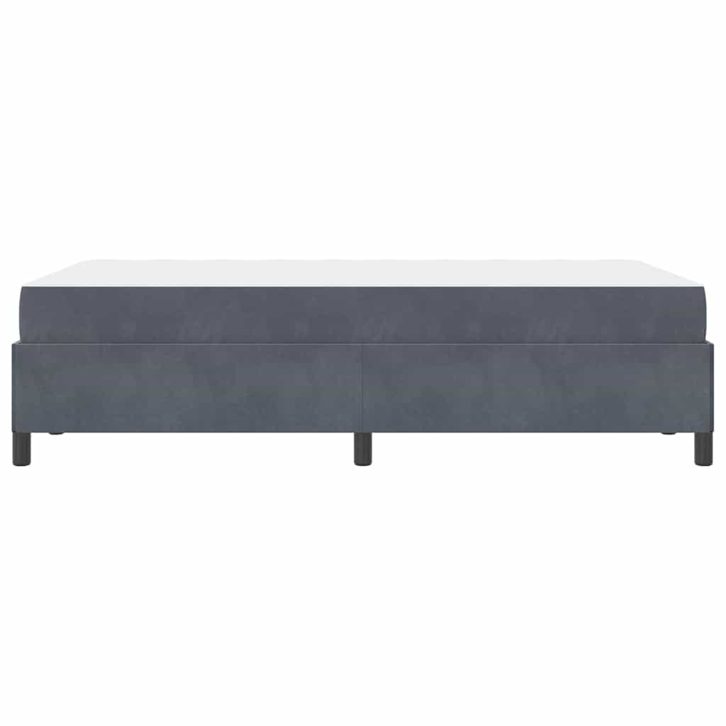 Struttura del letto Grigio scuro, Grigio e Bianco 120 x 200 cm