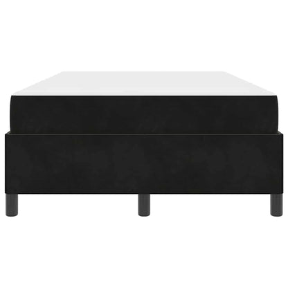 Struttura del letto Nero e Bianco e Nero 120 x 200 cm Velluto