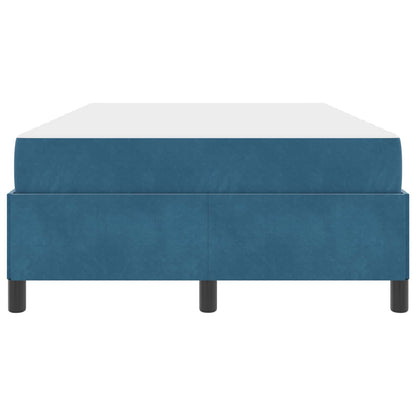 Struttura del letto Blu Scuro 120 x 200 cm Tessuto | homemem39
