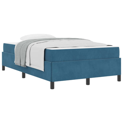 Struttura del letto Blu Scuro 120 x 200 cm Tessuto | homemem39