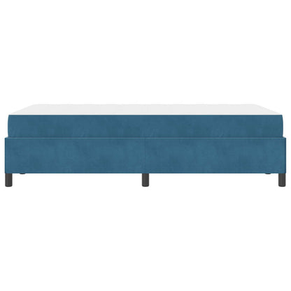 Struttura del letto Blu Scuro 120 x 200 cm Tessuto | homemem39
