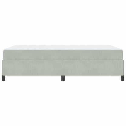 Struttura del letto Grigio chiaro 140 x 190 cm Tessuto