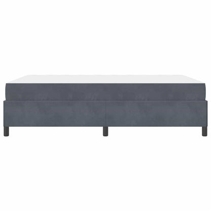 Struttura del letto Bianco, Grigio scuro e Grigio 140 x 190 cm