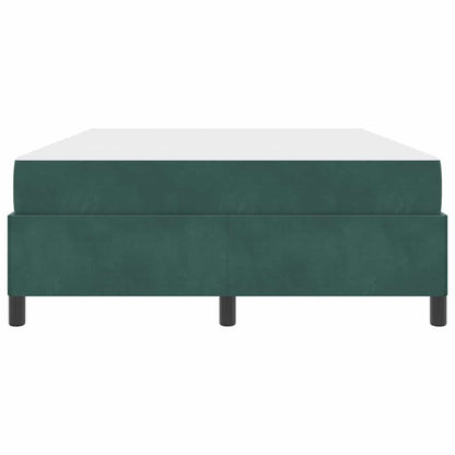 Struttura del letto Verde scuro, Bianco e Verde 140 x 190 cm
