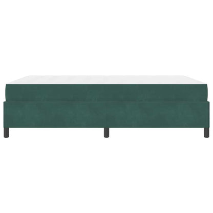 Struttura del letto Verde scuro, Bianco e Verde 140 x 190 cm