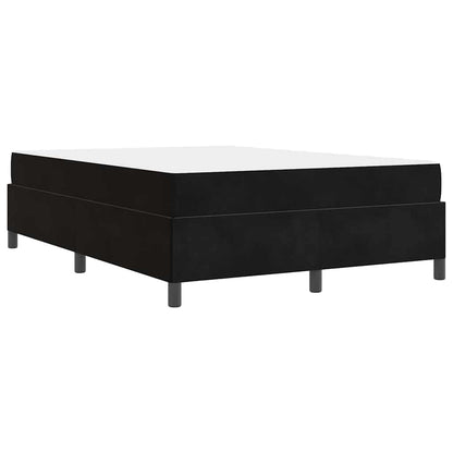 Struttura del letto Nero e Bianco 140 x 200 cm Velluto